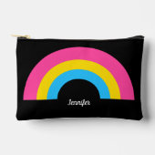 Pansexual Pride Flag Rainbow Gepersonaliseerd Zwar Etui (Voorkant)