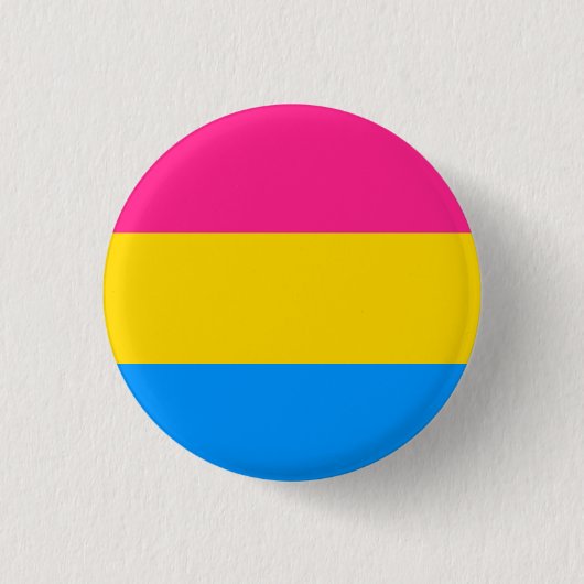 Pansexual Pride Flag Ronde Button 3,2 Cm (Voorkant)