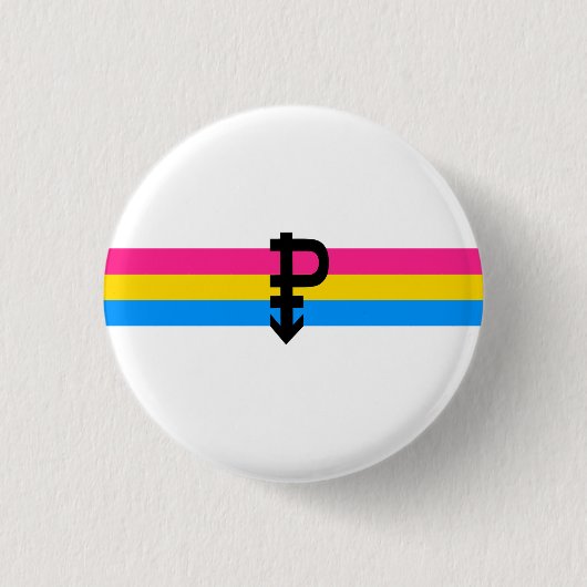 Pansexual Pride Flag Ronde Button 3,2 Cm (Voorkant)