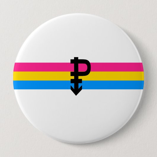 Pansexual Pride Flag Ronde Button 4,0 Cm (Voorkant)