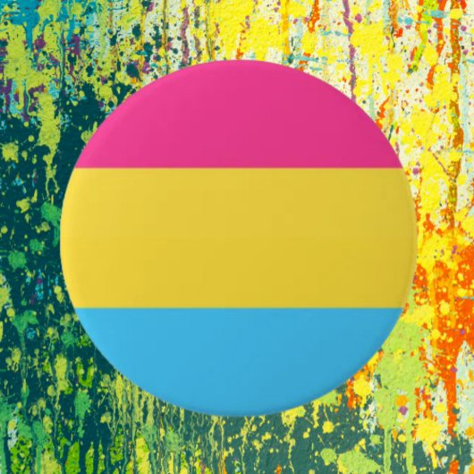 Pansexual Pride Flag Ronde Button 7,6 Cm