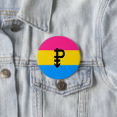 Pansexual Pride Flag Ronde Button 7,6 Cm (In situ)
