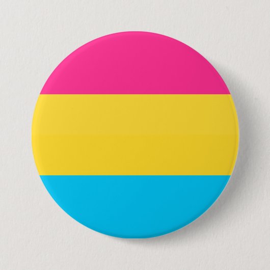 Pansexual Pride Flag Ronde Button 7,6 Cm (Voorkant)