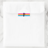 Pansexual Pride Flag Ronde Sticker (Tas)