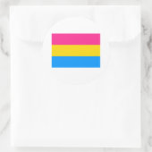 Pansexual Pride Flag Ronde Sticker (Tas)