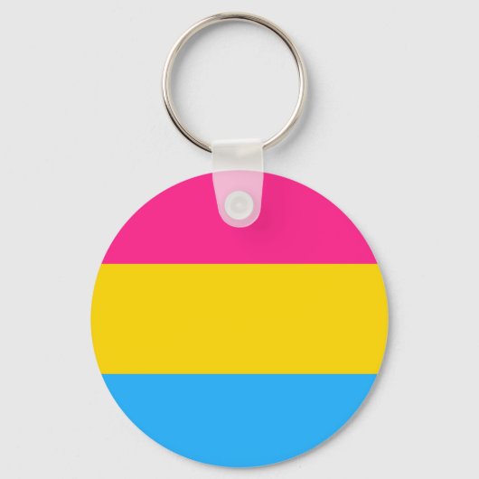 Pansexual Pride Flag Sleutelhanger (Voorkant)