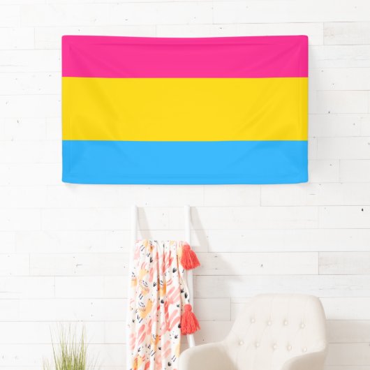Pansexual Pride Flag Spandoek (Insitu)