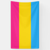 Pansexual Pride Flag Spandoek (Verticaal)