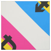 Pansexual Pride Flag Stof (Swatch)