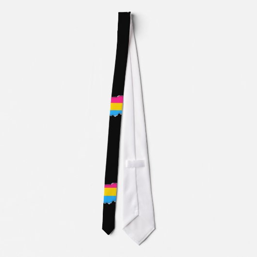 Pansexual Pride flag Stropdas (Achterkant)