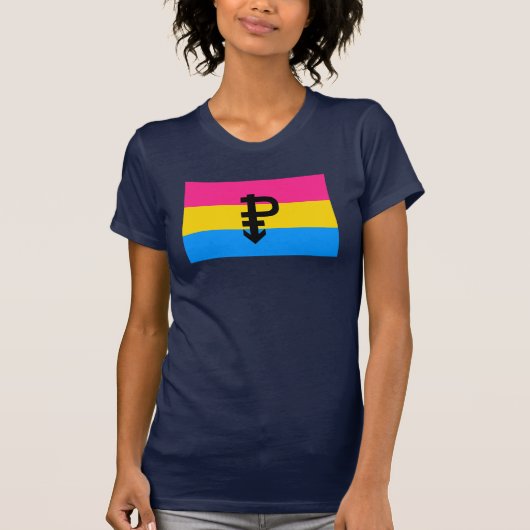 Pansexual Pride Flag T-shirt (Voorkant)