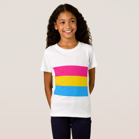 Pansexual Pride Flag T-shirt (Voorkant volledig)