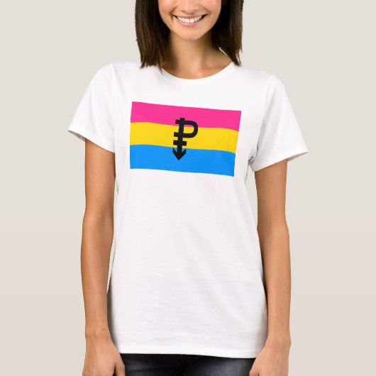 Pansexual Pride Flag T-shirt (Voorkant)