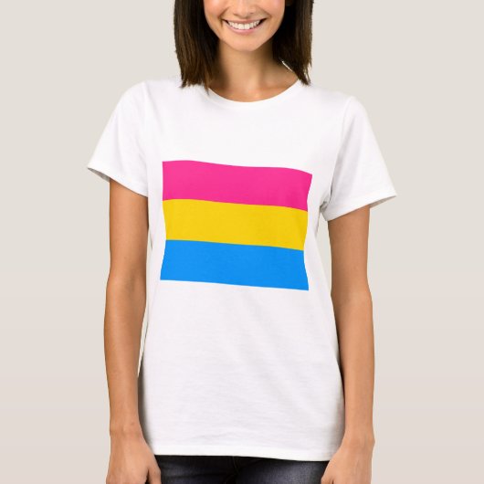 Pansexual Pride Flag T-shirt (Voorkant)