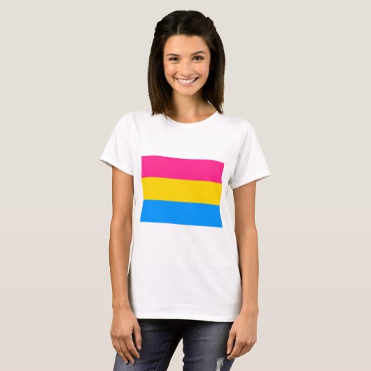 Pansexual Pride Flag T-shirt (Voorkant volledig)