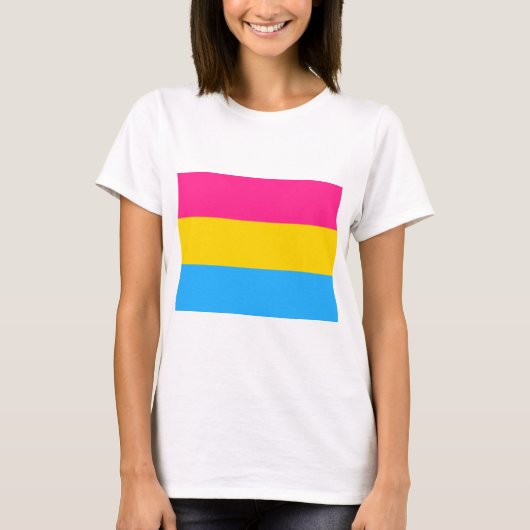 Pansexual Pride Flag T-shirt (Voorkant)
