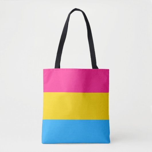 Pansexual Pride Flag Tote Bag (Voorkant)