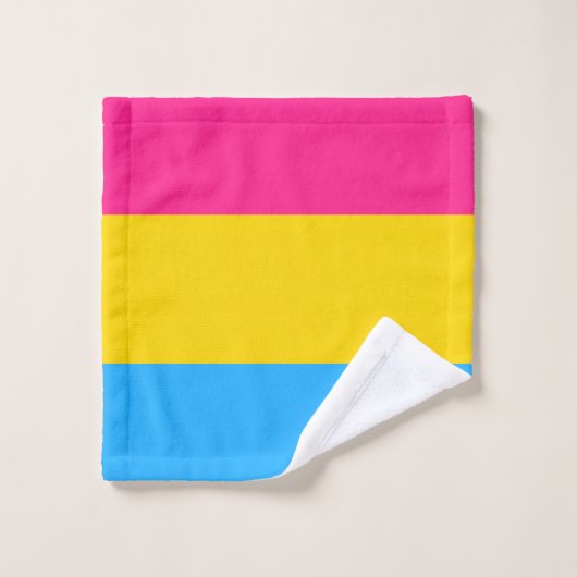 Pansexual Pride Flag Washandje (Wasdoekje)