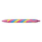Pansexual Pride Flag Zwarte Inkt Pen (Achterkant)