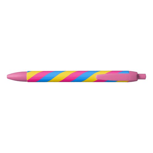 Pansexual Pride Flag Zwarte Inkt Pen (Achterkant)