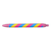 Pansexual Pride Flag Zwarte Inkt Pen (Voorkant)