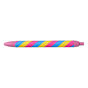 Pansexual Pride Flag Zwarte Inkt Pen