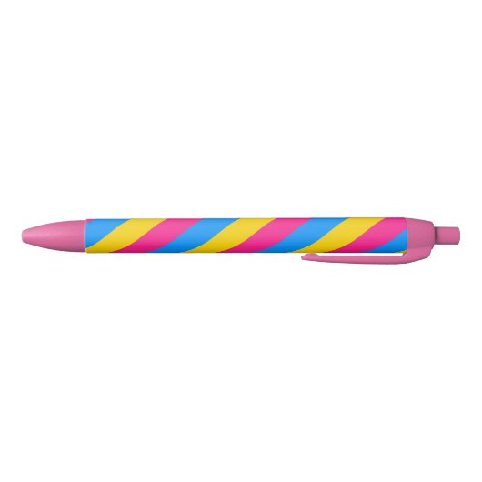Pansexual Pride Flag Zwarte Inkt Pen (Bodem)