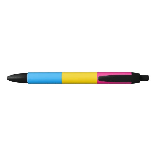 Pansexual Pride Flag Zwarte Inkt Pen (Achterkant)