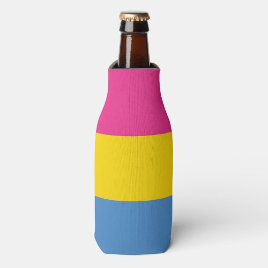 Pansexual Pride Flesjeskoeler (Fles Voorkant)