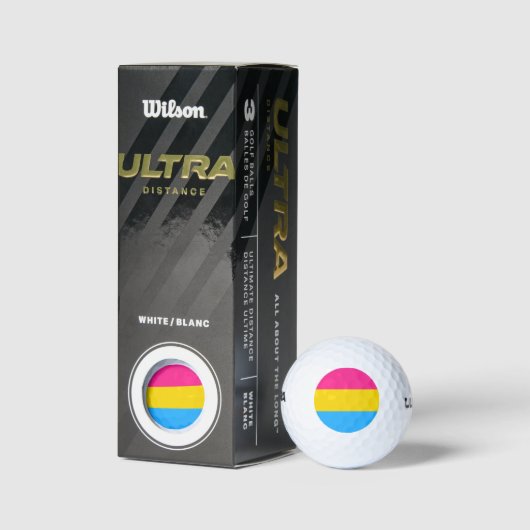 Pansexual Pride Golfballen (Verpakking)