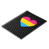 Pansexual Pride Heart Notitieboek (Linkerzijde)