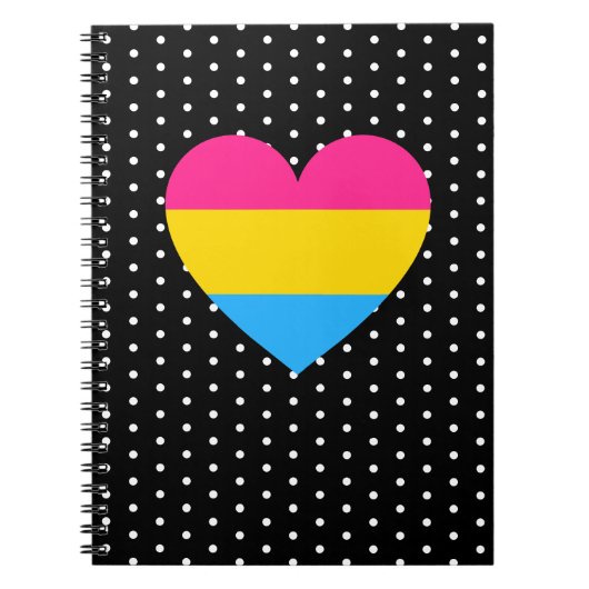 Pansexual Pride Heart Notitieboek (Voorkant)