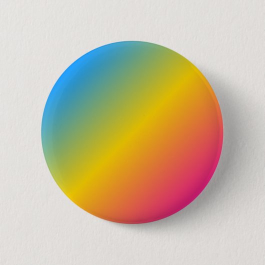 Pansexual Pride-knop - verloop Ronde Button 5,7 Cm (Voorkant)