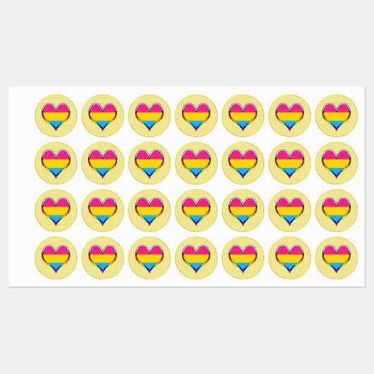 Pansexual Pride Labels (Vel)