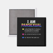Pansexual Pride LGBT Gelijke rechten Magneet (Voorkant / Achterkant)