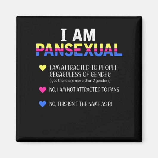 Pansexual Pride LGBT Gelijke rechten Magneet (Voorkant)