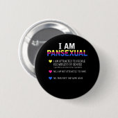 Pansexual Pride LGBT Gelijke rechten Ronde Button 5,7 Cm (Voorkant /achterkant)