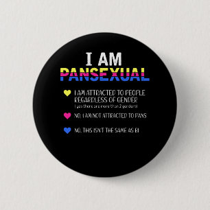 Pansexual Pride LGBT Gelijke rechten Ronde Button 5,7 Cm