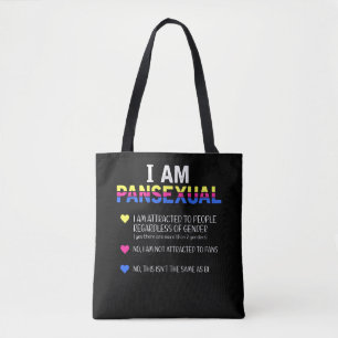 Pansexual Pride LGBT Gelijke rechten Tote Bag