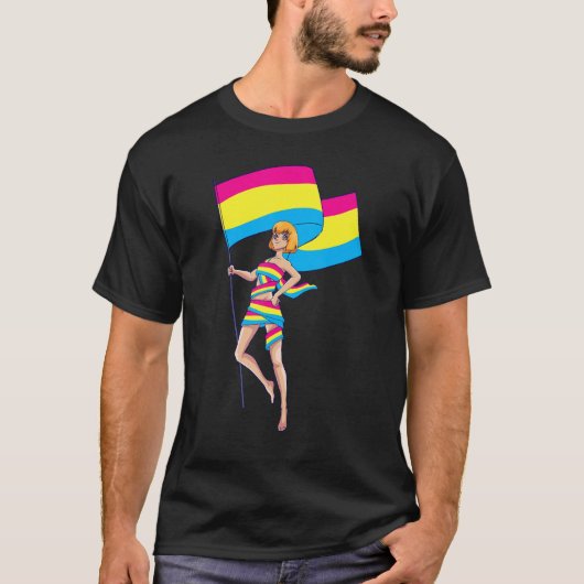 Pansexual Pride Lgbt T-shirt (Voorkant)
