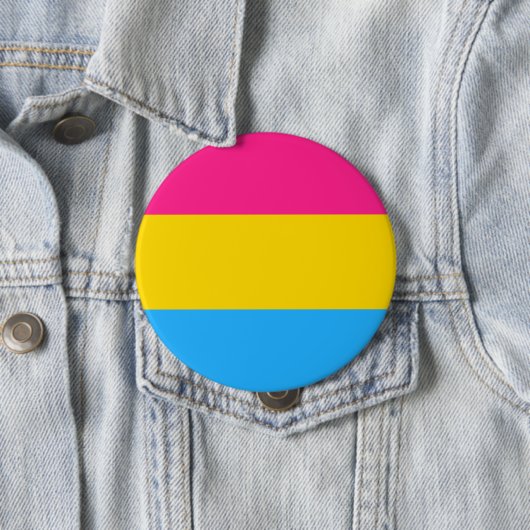 Pansexual Pride LGBTQ Ronde Button 4,0 Cm (In situ)