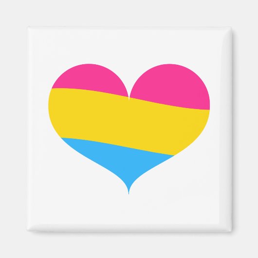 Pansexual Pride Magneet (Voorkant)