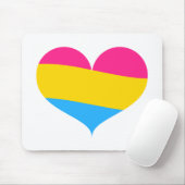 Pansexual Pride Muismat (Met muis)