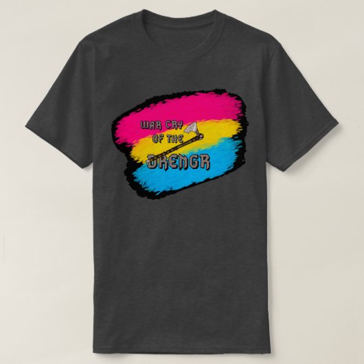 Pansexual Pride Norse Ax Classic TShirt (Design voorkant)