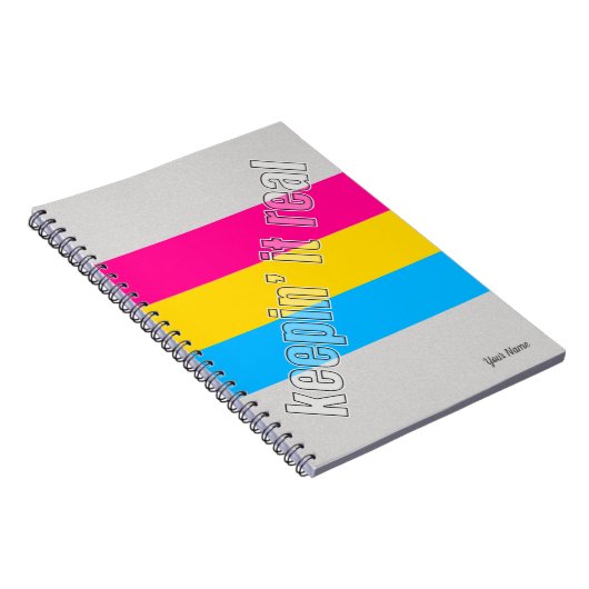 Pansexual Pride Notitieboek (Rechterzijde)