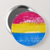 Pansexual Pride Paint Ronde Button 4,0 Cm (Voorkant /achterkant)