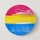 Pansexual Pride Paint Ronde Button 7,6 Cm (Voorkant)