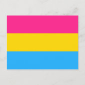 Pansexual Pride (Pan Flag) Briefkaart (Voorkant)