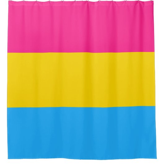 Pansexual Pride (Pan Flag) Douchegordijn (Voorkant)