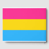 Pansexual Pride (Pan Flag) Gastenboek (Achterkant)